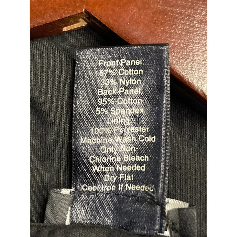 Ann Taylor Black Crochet Overlay Sleeveless Tank Top Shirt Women's Size Medium - Picture 7 of 7